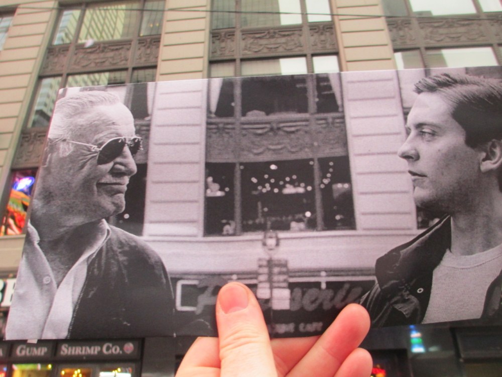 Stan Lee e Toby McGuire Spider-Man 3 (2007) credits Christopher Maloney 