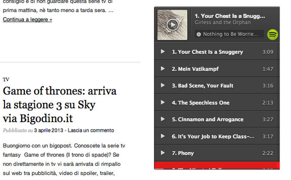 Spotify play button player musicale