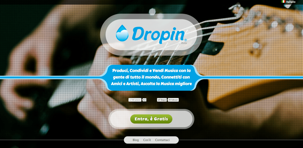 dropin social media musicale