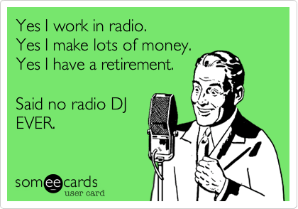 radio funny card