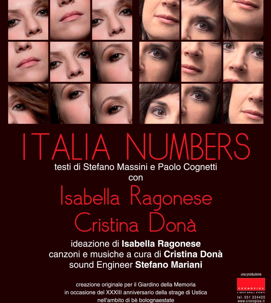 Locandina di Italia Numbers Cristina Donà - Isabella Ragonese
